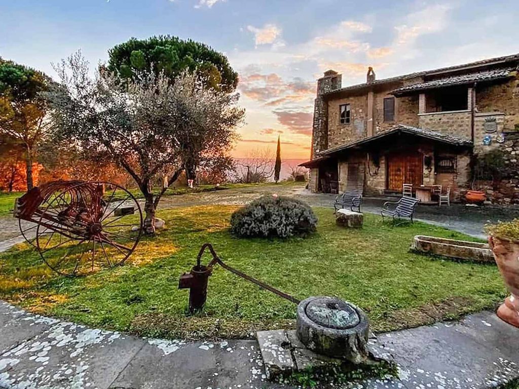 Agriturismo Le Roghete ad Acquapendente (VT).