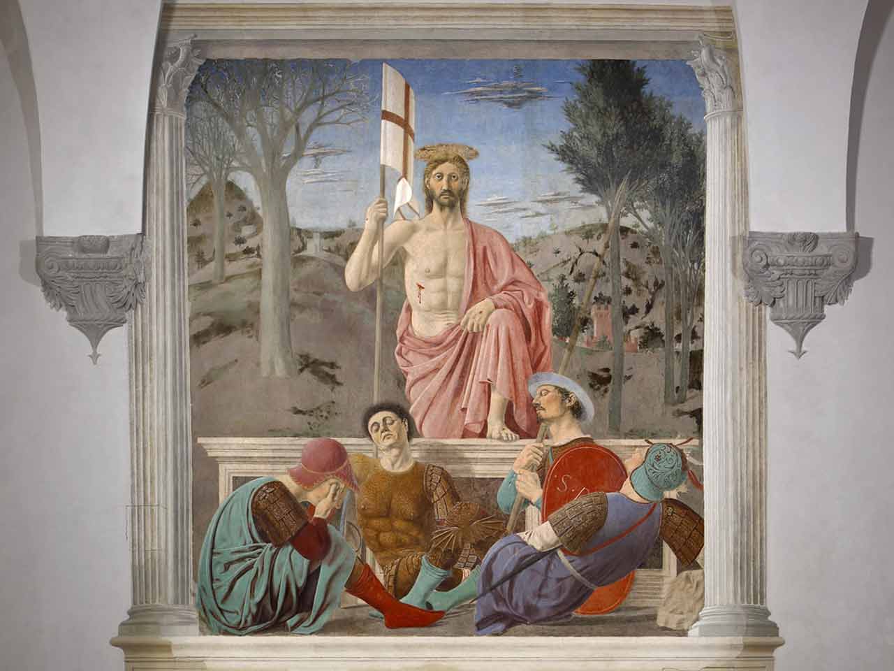 Pinacoteca di Sansepolcro, Saletta della Resurrezione - In viaggio con Giuseppe verso Gubbio