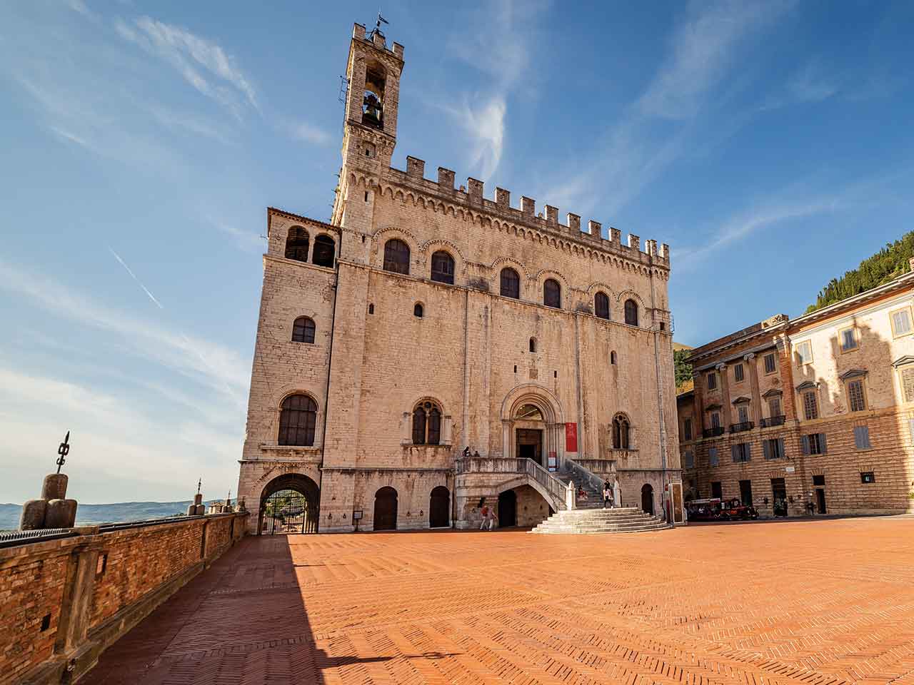 Gubbio, Palazzo dei Consoli - In viaggio con Giuseppe verso Gubbio