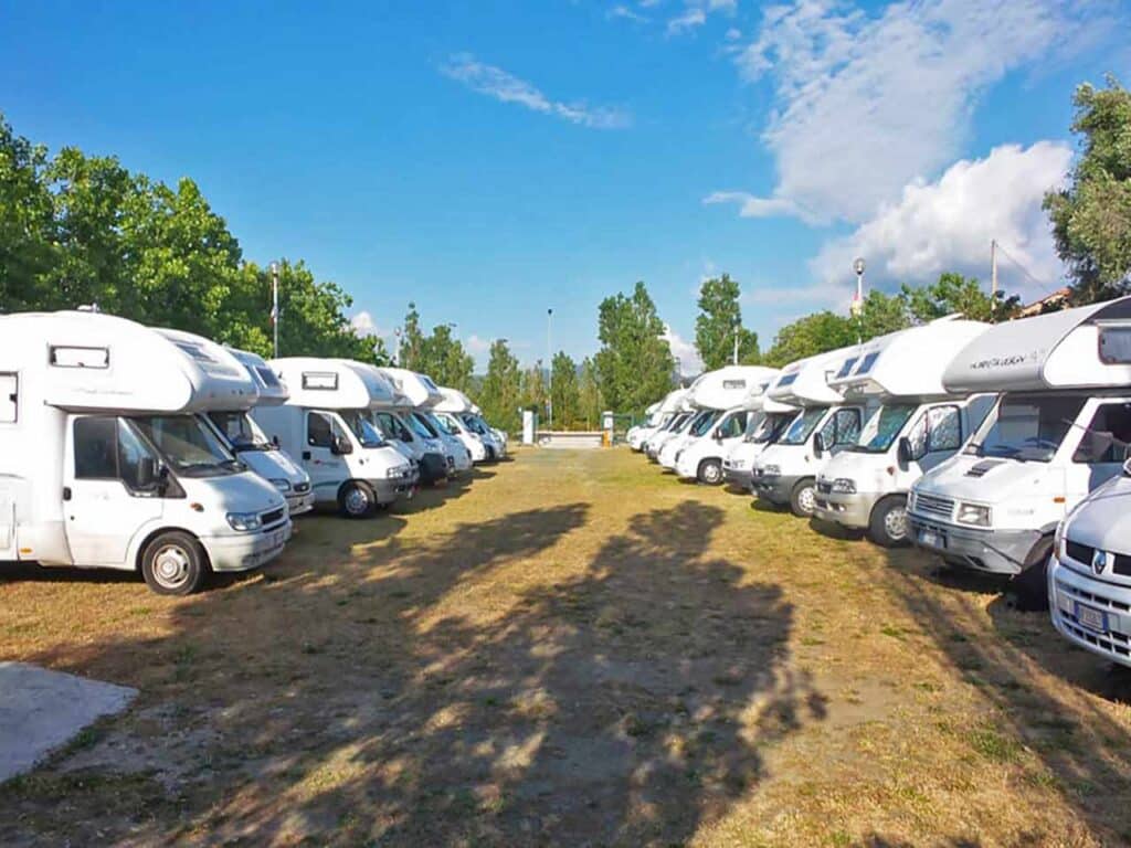Il Parco del Mulino a Livorno, una delle migliori aree sosta camper in Toscana secondo il PLEINAIRCLUB.