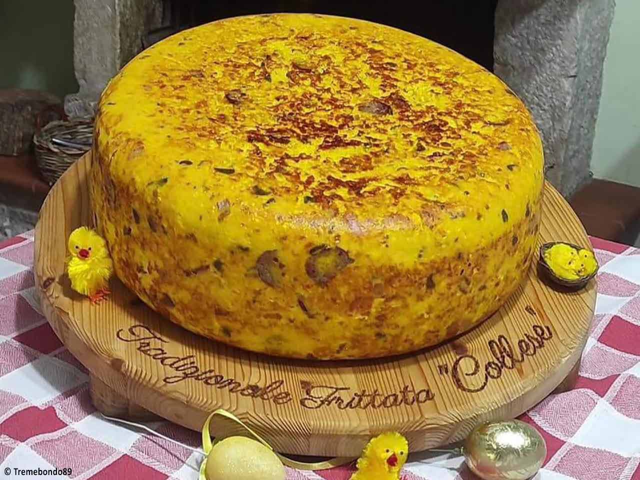 Alto Molise in camper: la tipica frittata collese