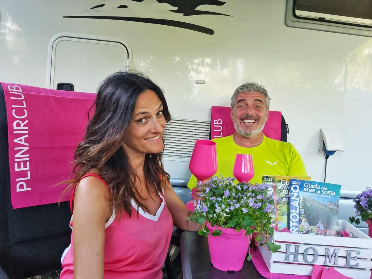 Rosanna e Luca su Rai1 per Camper in Viaggio