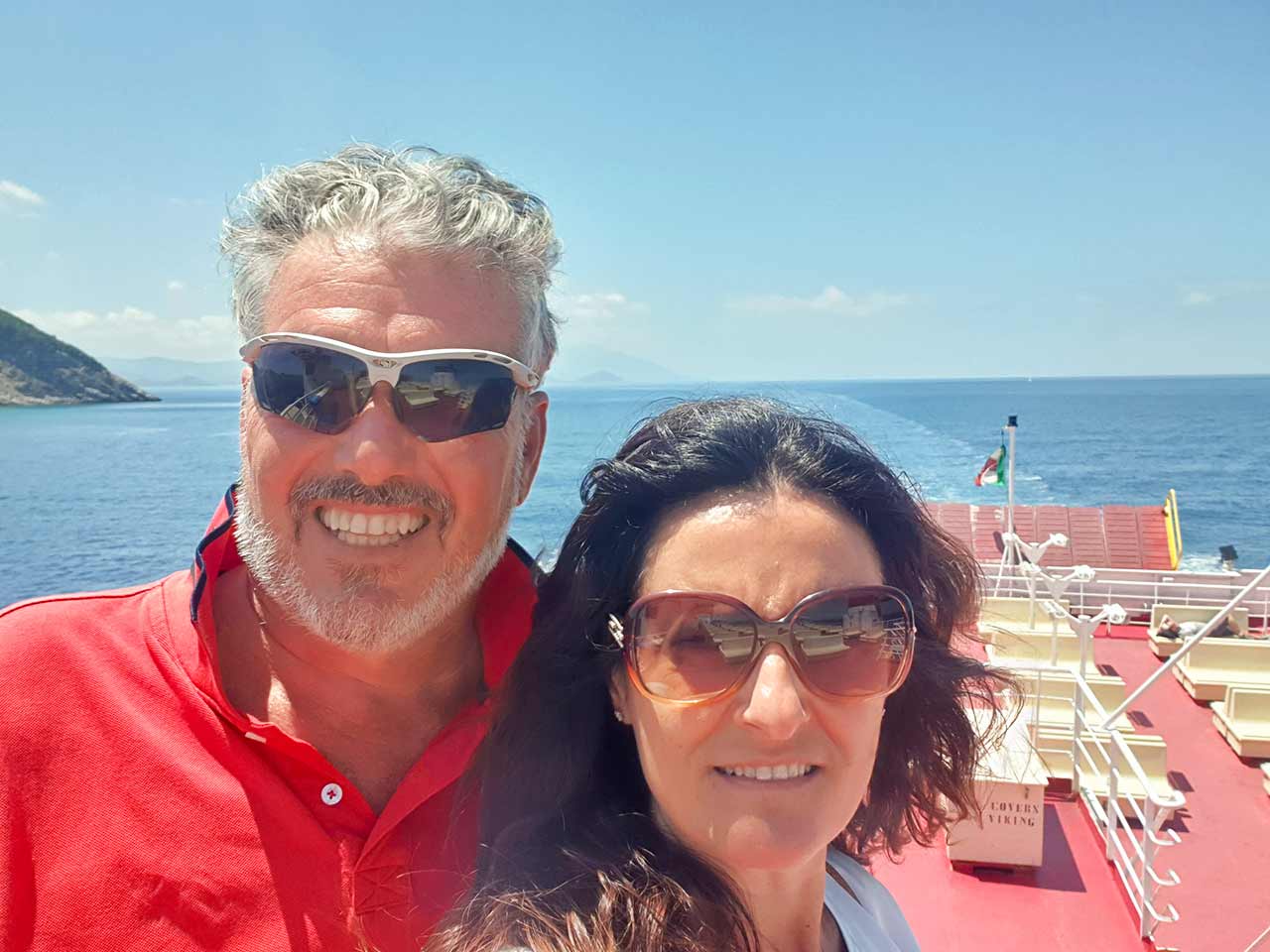 Rosanna e Luca su Rai1 per Camper in Viaggio: i protagonisti della trasmissione sul traghetto