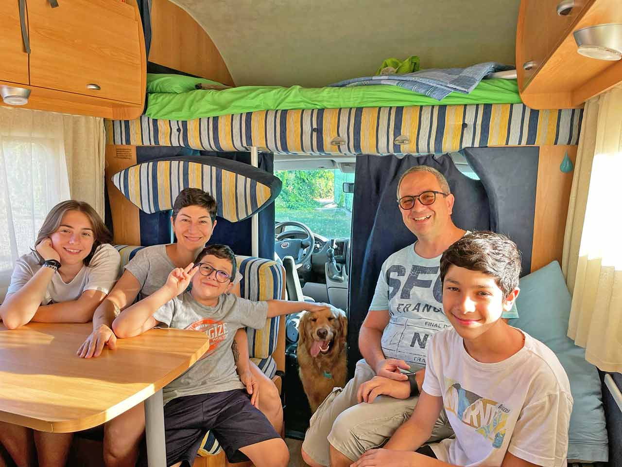 Luca e Danila dal Cilento su Rai1: lequipaggio nel camper