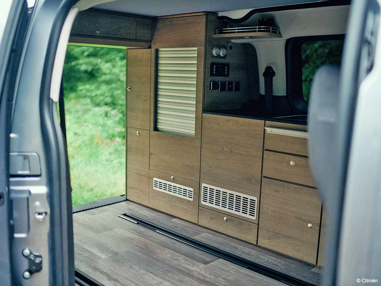 Citroën Type Holidays: gli interni del camper