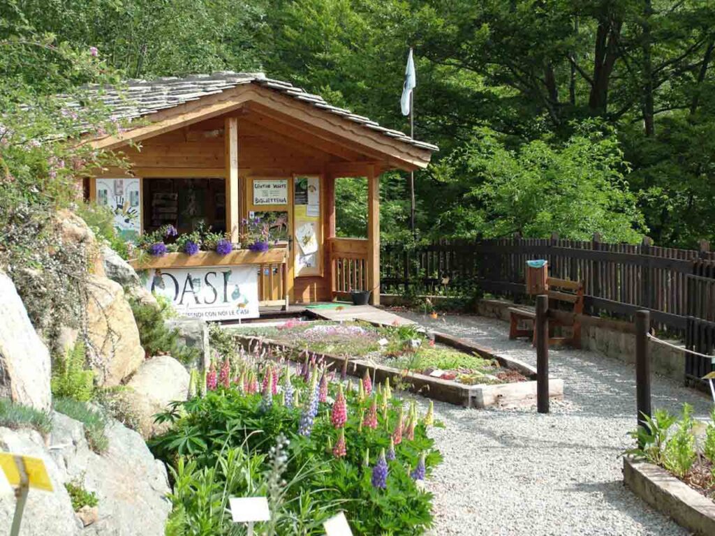 Piemonte in camper a Biella e dintorni: l'Oasi WWF Giardino Botanico di Oropa.
