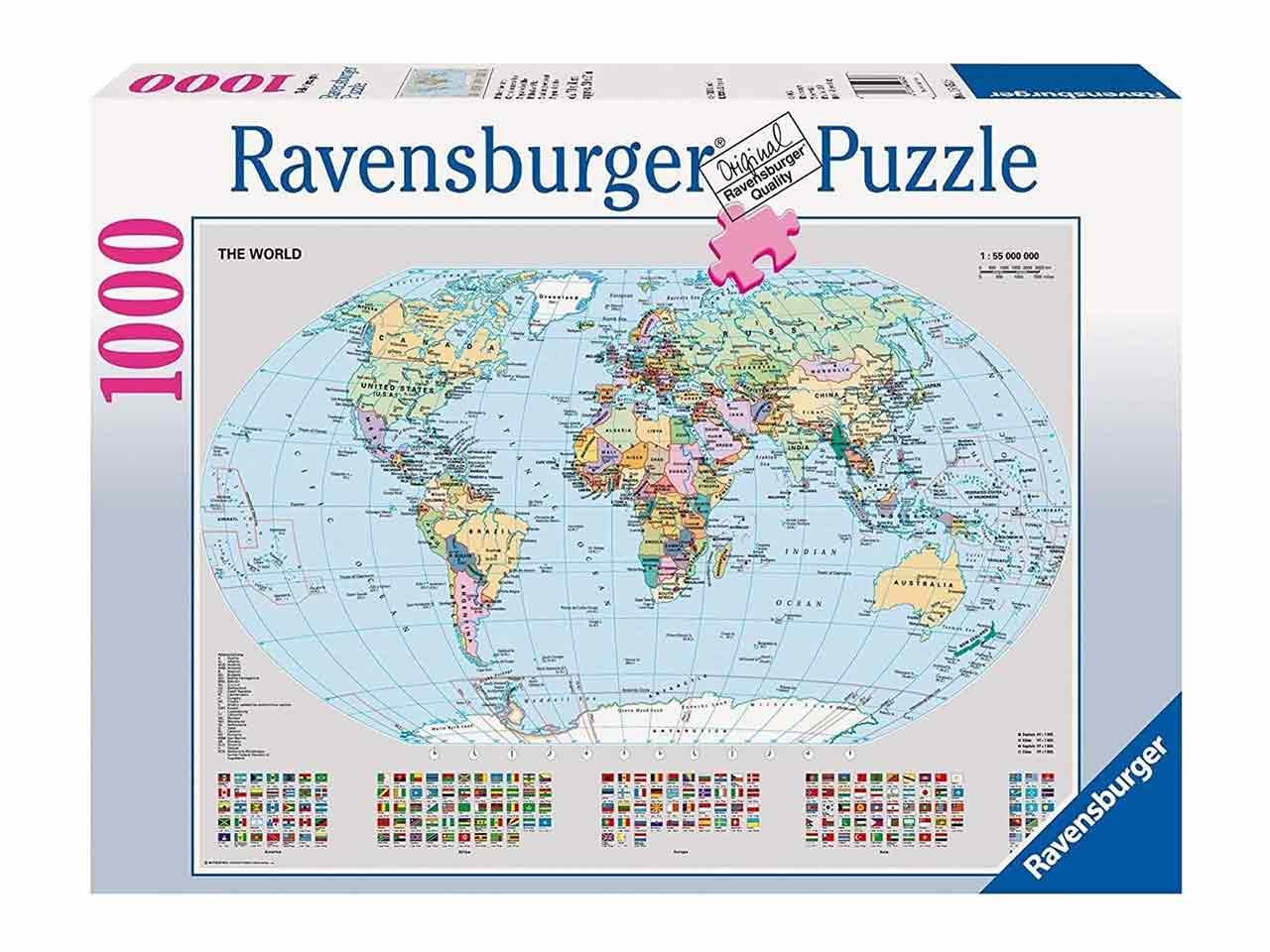 Puzzle mappamondo per bambini