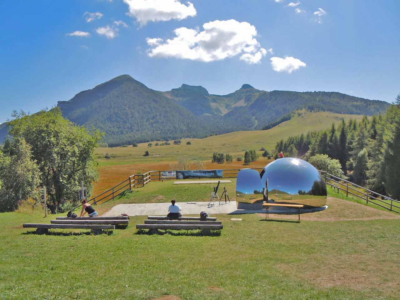 La Terrazza delle Stelle, una delle sedi territoriali del MUSE di Trento.