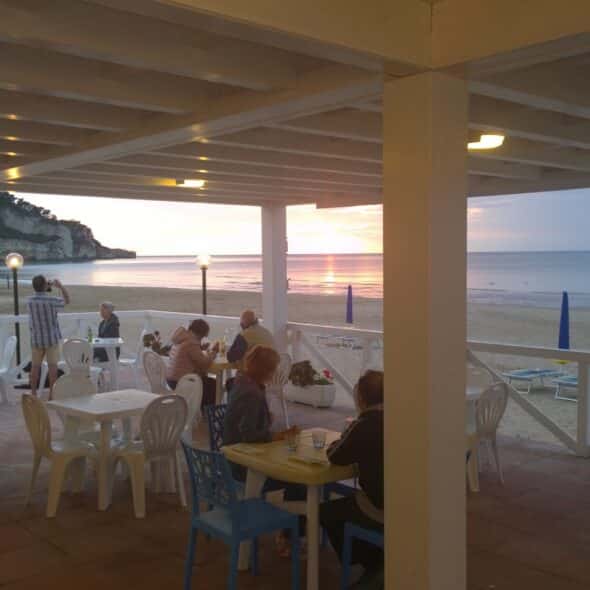 Sosta camper baia di peschici