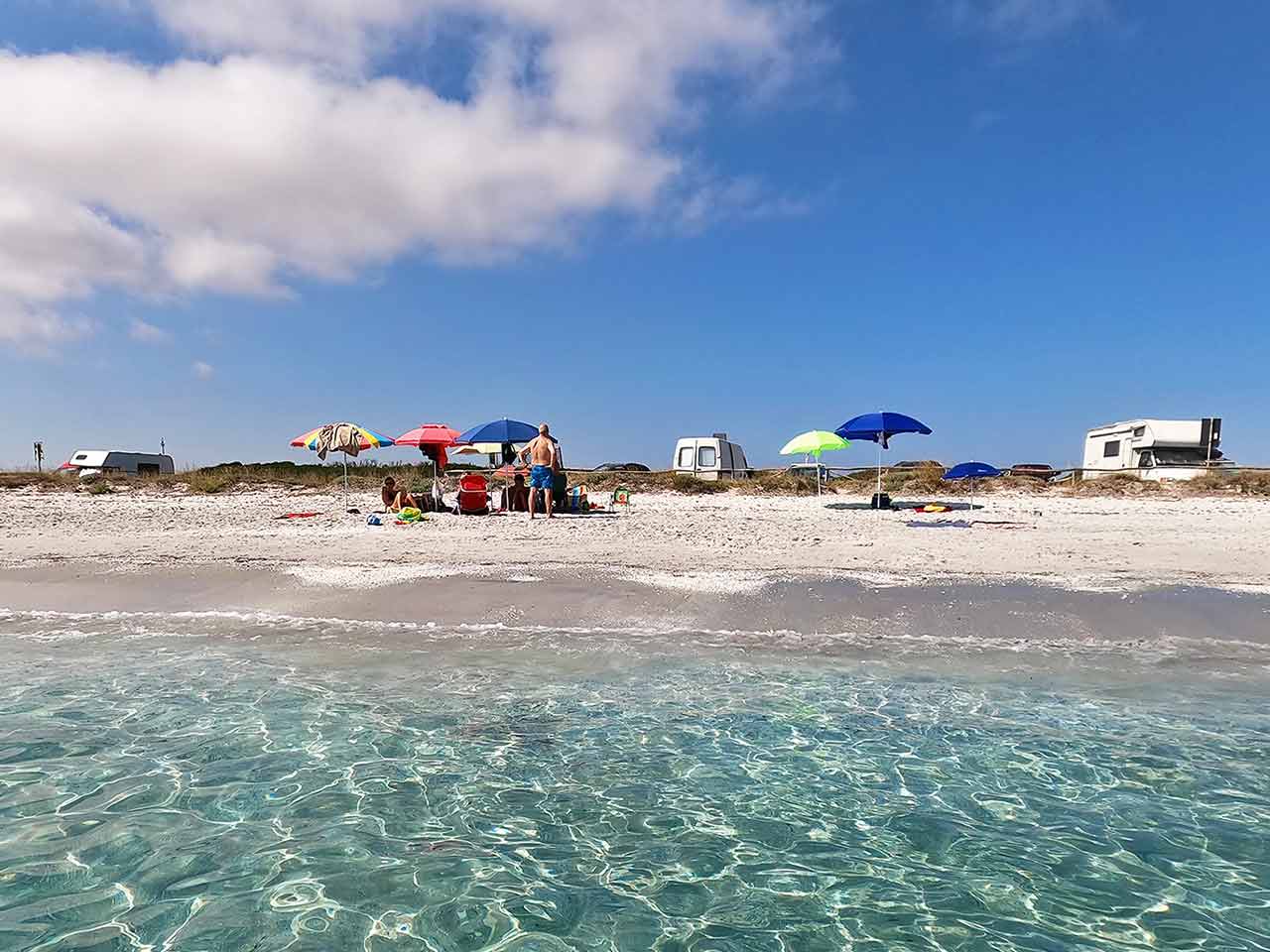 Campeggi e aree sosta camper in Sardegna tra Alghero e Stintino.