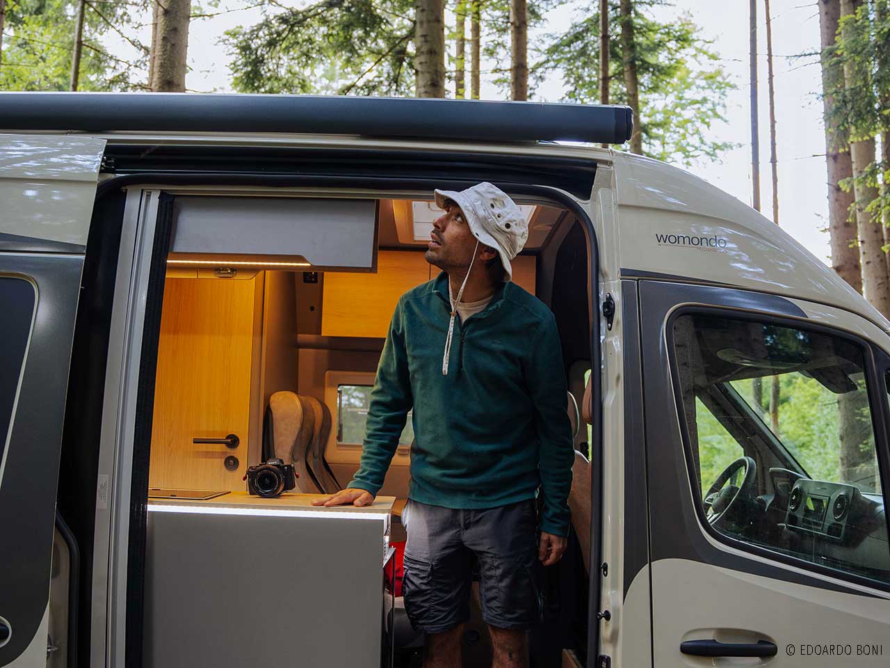 Edoardo su Rai1 a Camper in viaggio: il primo viaggio in camper