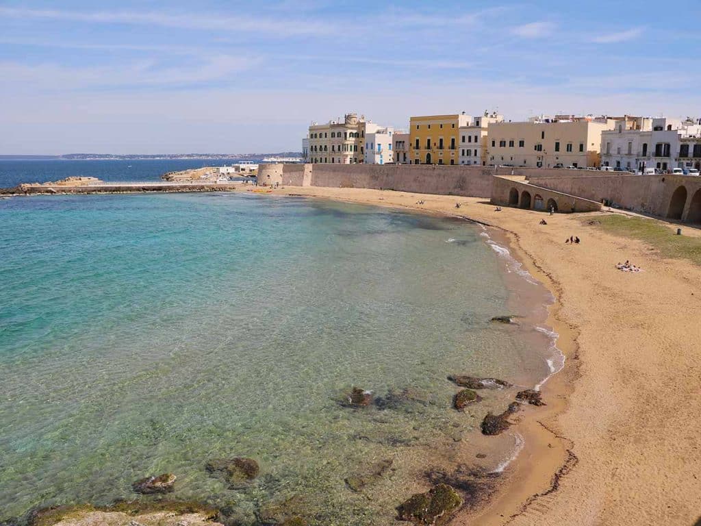 La spiaggia della Purità a Gallipoli.