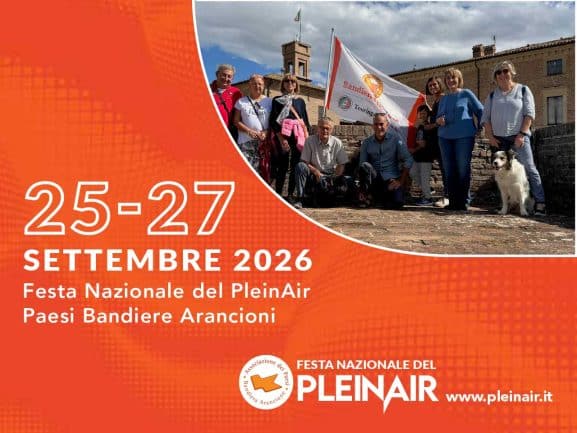 Festa del PleinAir nei Borghi Bandiera Arancione dal 25 al 27 settembre 2026