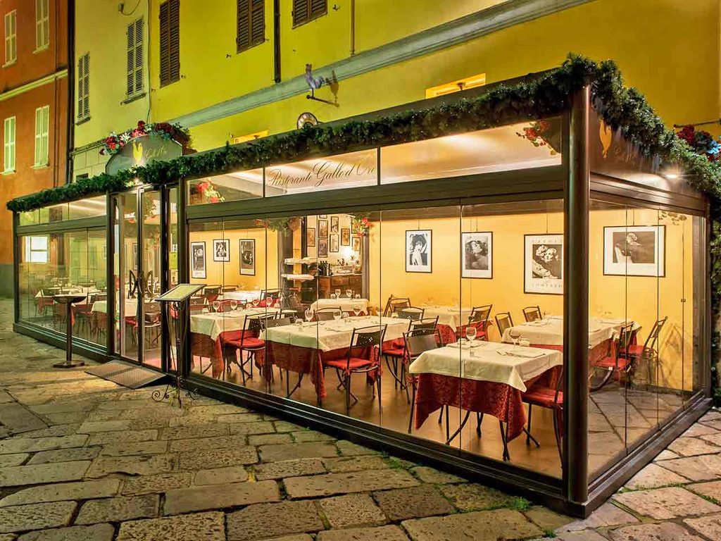 Il Ristorante Il Gallo d'Oro a Parma, dove puoi ottenere gli sconti offerti dalla tessera del PLEINAIRCLUB.