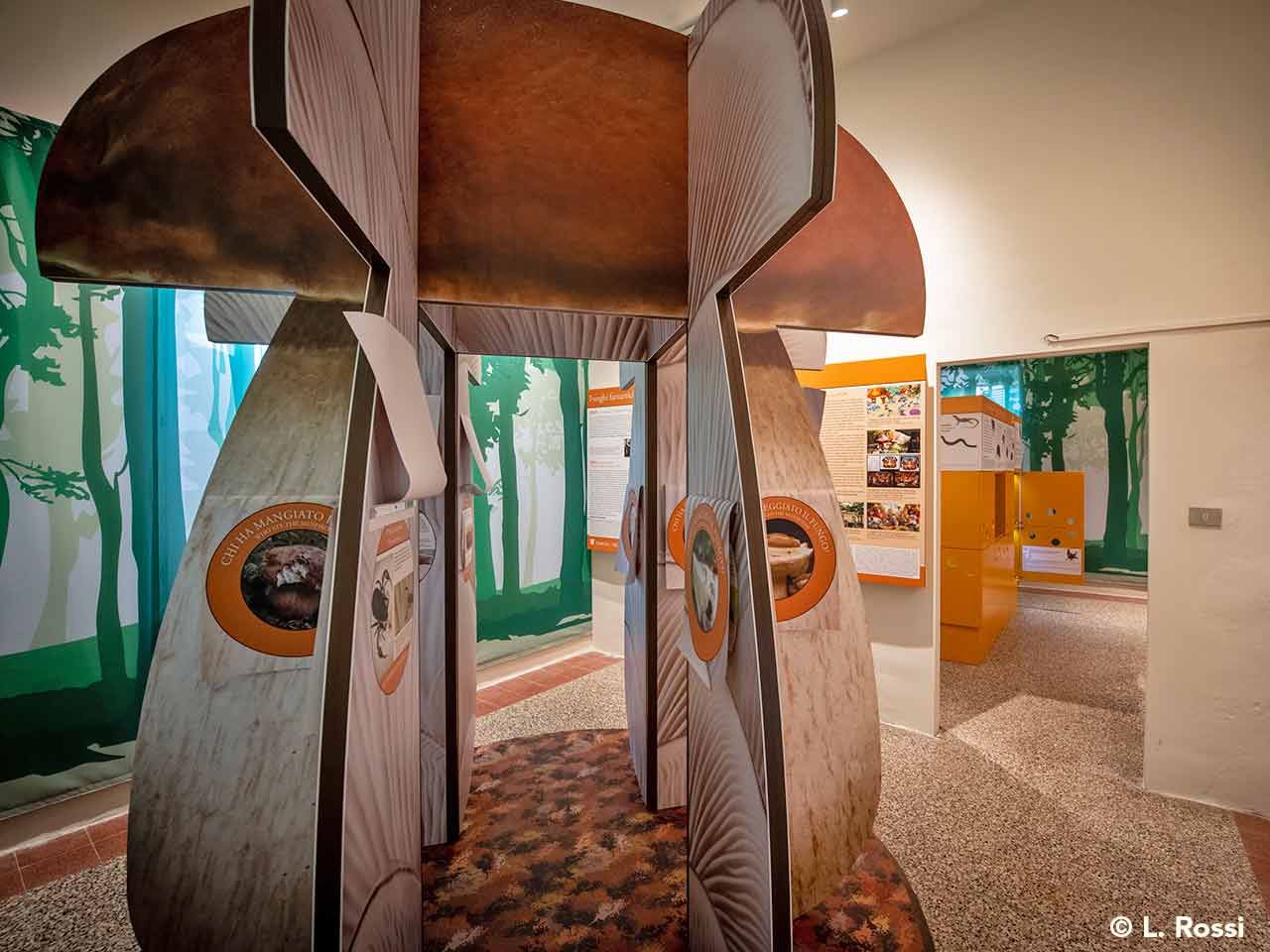 La sede di Albareto (PR) del Museo del Fungo Porcino di Borgotaro.