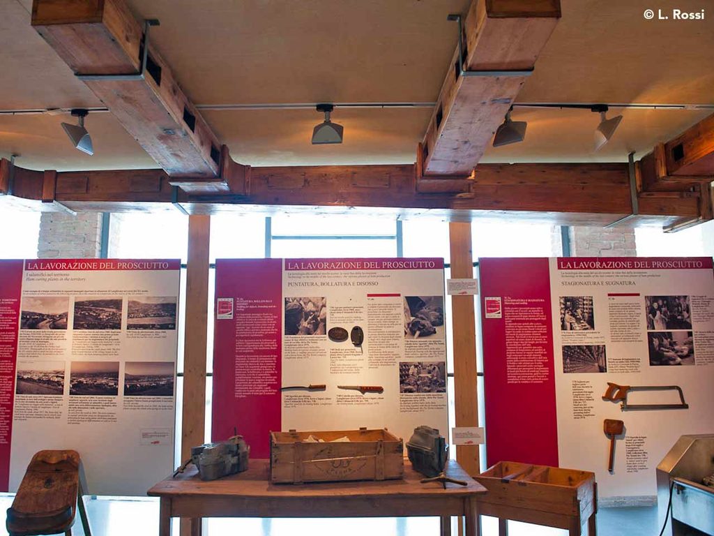Il Museo del Prosciutto di Parma a Langhirano (PR), dove puoi approfittare degli sconti in provincia di Parma offerti dalla tessera del PLEINAIRCLUB.