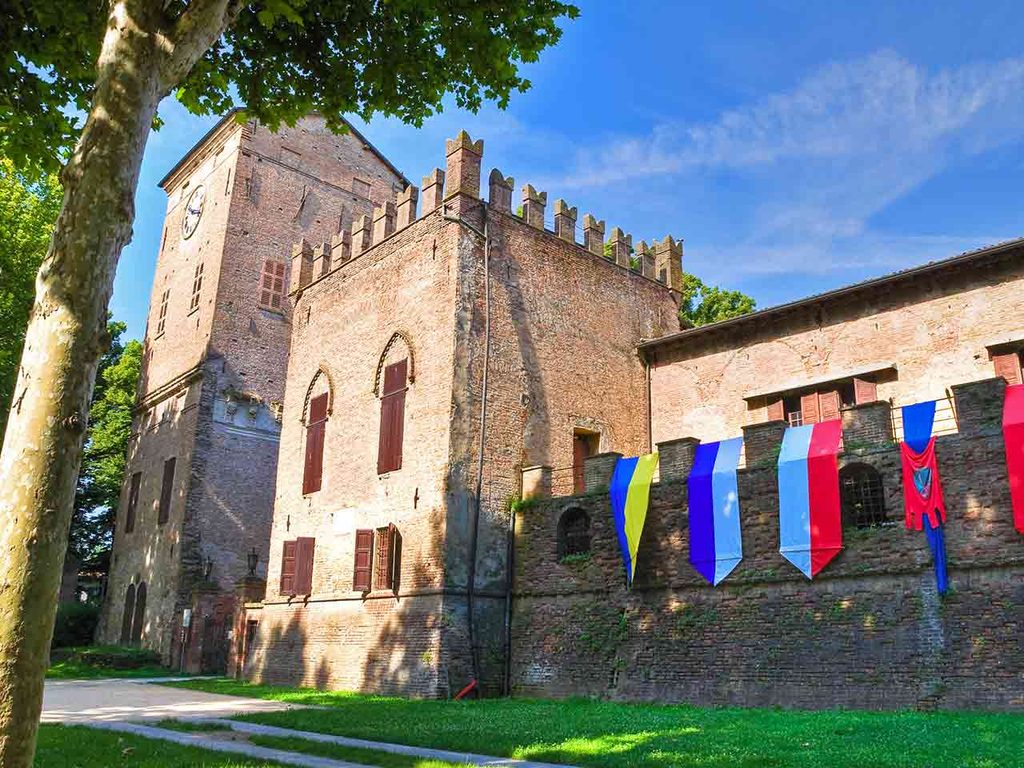 La Rocca dei Rossi di San Secondo a San Secondo Parmense (PR).