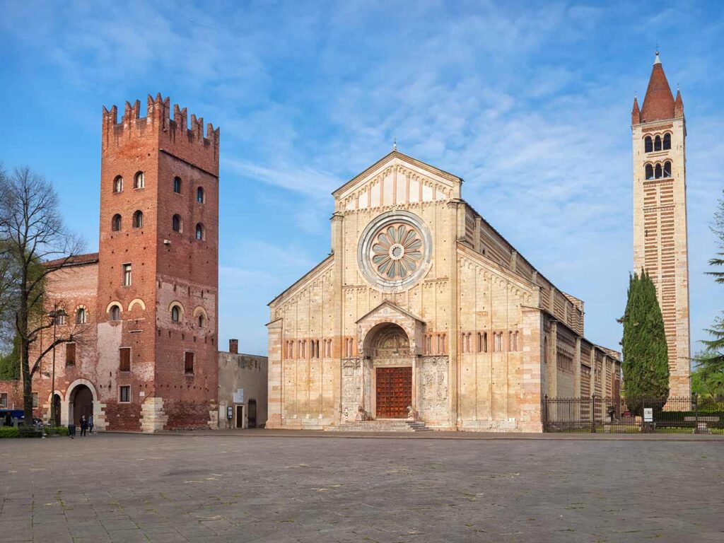 La Basilica di San Zeno Maggiore a Verona.