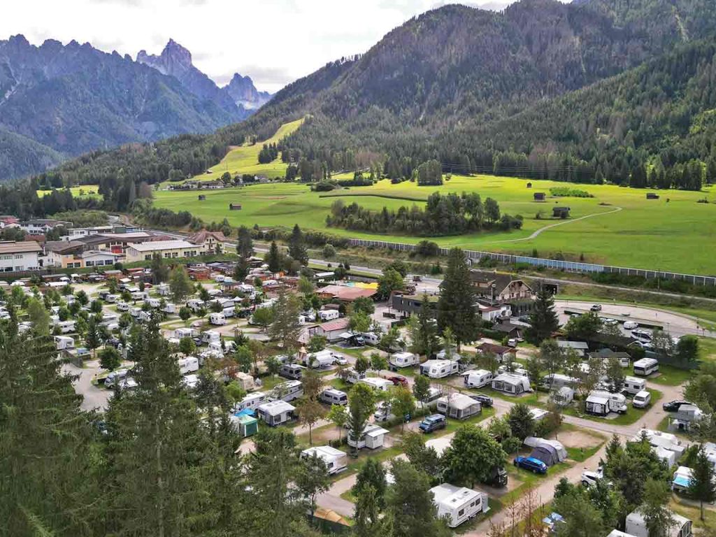 Il Camping Olympia a Dobbiaco (BZ), uno dei campeggi in Alto Adige da non perdere suggeriti dal PLEINAIRCLUB.