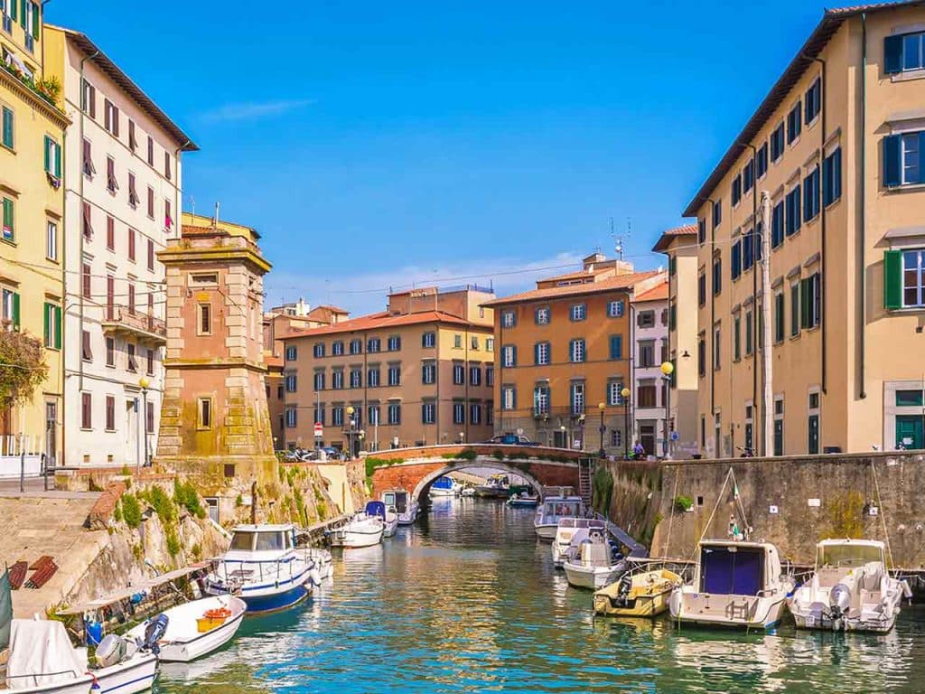 Il Quartiere Venezia a Livorno.