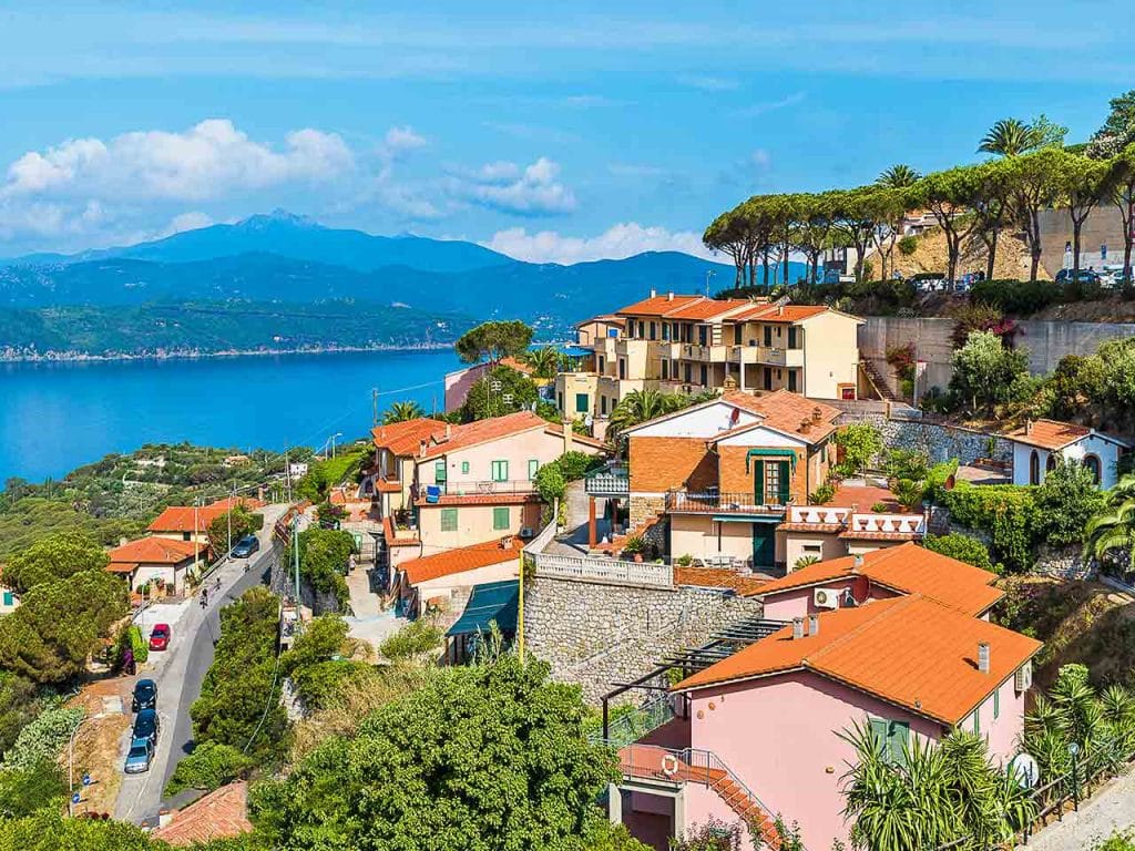 Panorama di Capoliveri, Isola d'Elba.