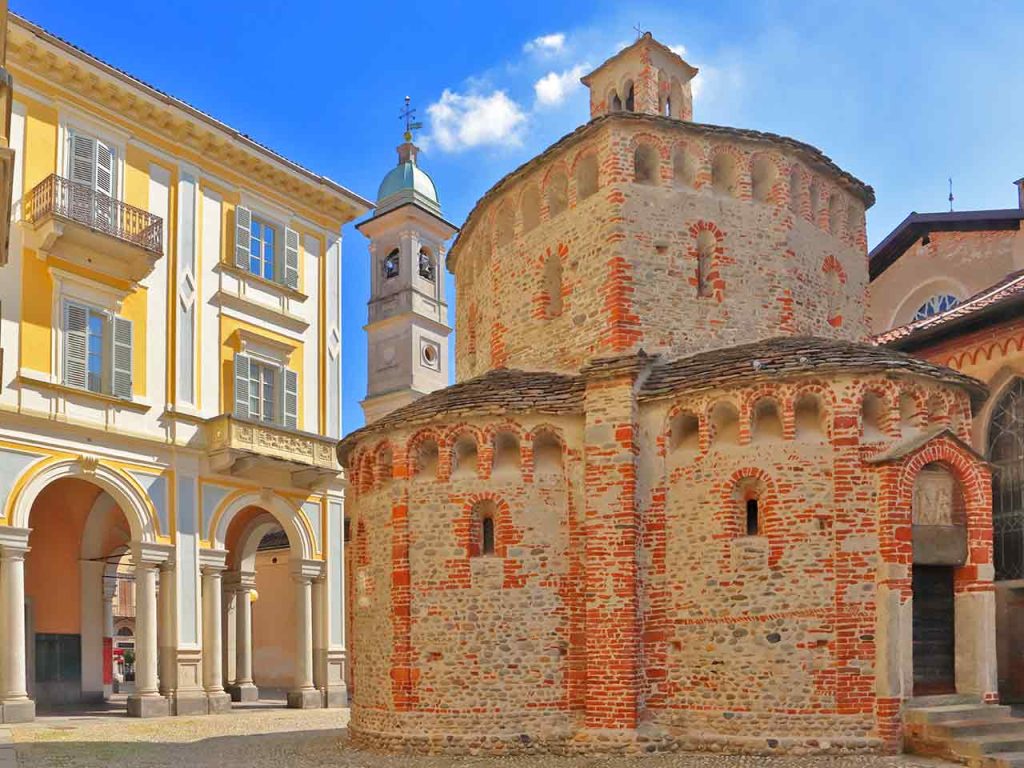 Il battistero di San Giovanni Battista a Biella.