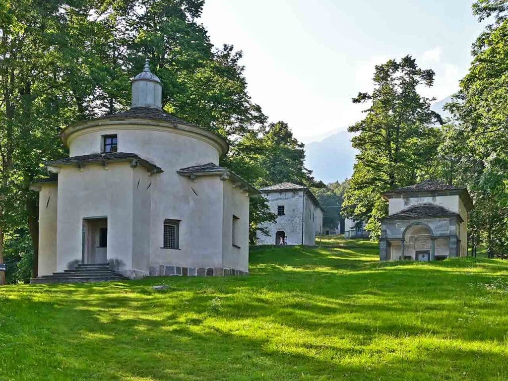 Alcune cappelle del Sacro Monte di Oropa, Patrimonio dell'umanità Unesco.
