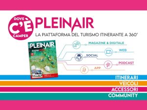 Lo stand PleinAir e PLEINAIRCLUB al Salone del Camper di Parma.