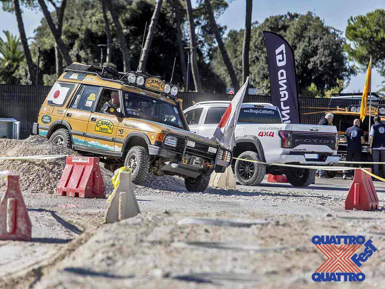 La sezione esterna di 4x4 Fest a Carrara, evento al quale puoi partecipare approfittando dello sconto offerto dal PLEINAIRCLUB.