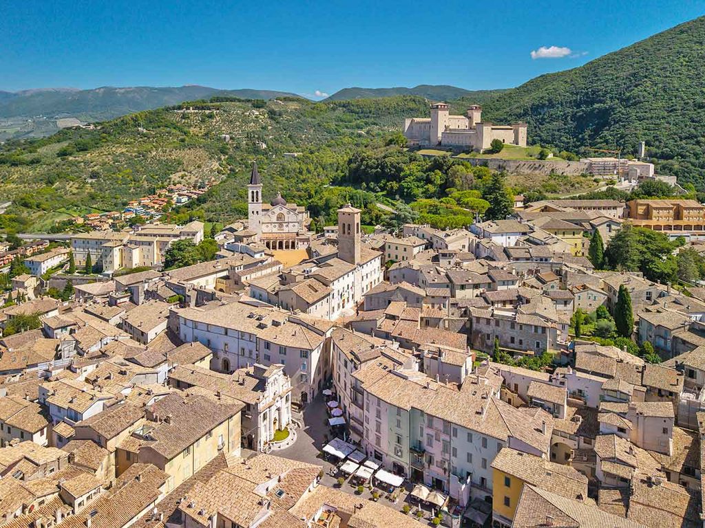 Centro storico di Spoleto.