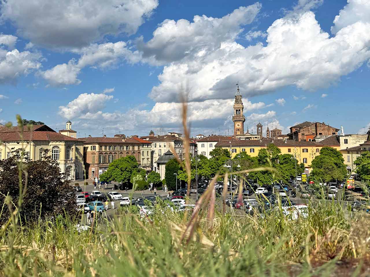 Panorama di Casale Monferrato, una delle mete del weekend nel Monferrato in camper suggerito dal PLEINAIRCLUB.