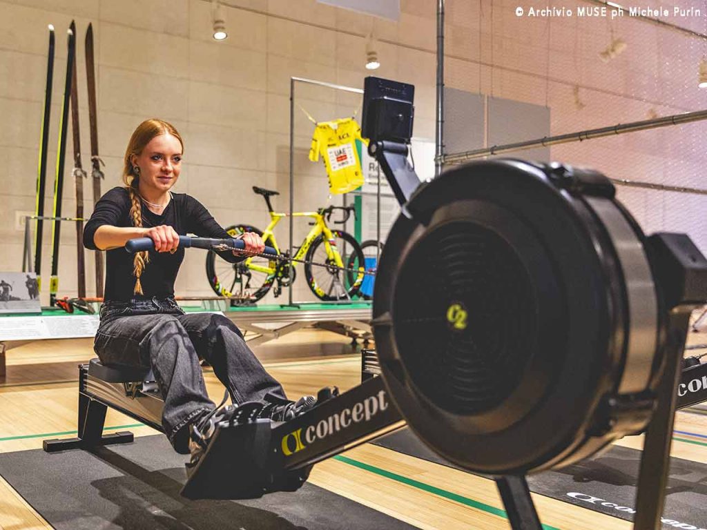 L'attrezzo per l'Indoor Rowing.
