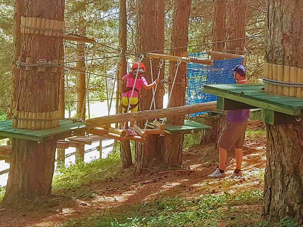 L'eco-parco Silavventura a Lorica di Casali del Manco (CS).