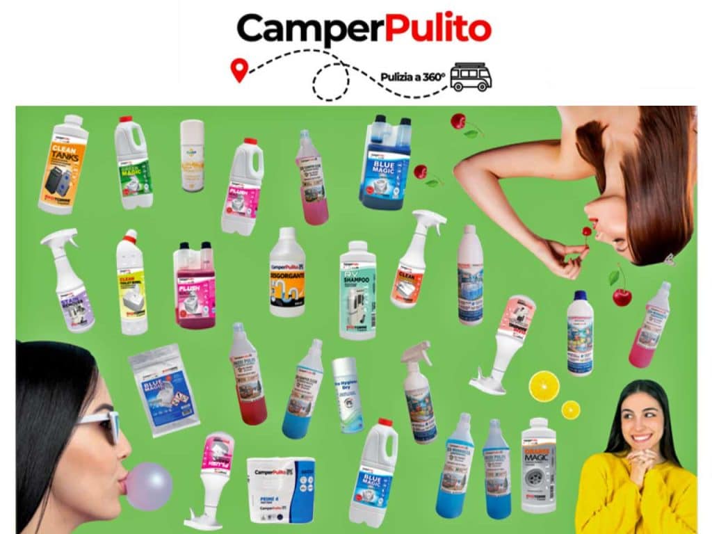 Camper Pulito offre degli omaggi per il gioco di tiro al bersaglio Mira al Gadget allo stand PleinAir & PLEINAIRCLUB al Salone del Camper.