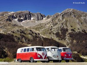 Il raduno di furgoncini Volkswagen d'epoca Matese Volks Camp a Campitello Matese (CB), uno degli eventi del mese per i camperisti da non perdere secondo il PLEINAIRCLUB.