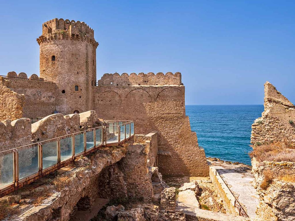 La fortezza di Le Castella a Isola di Capo Rizzuto.
