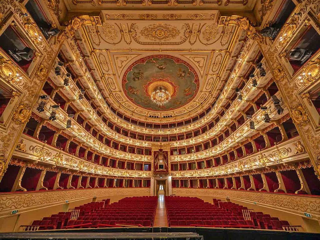 Il Teatro Regio di Parma.