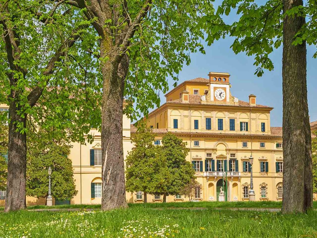 Il Palazzo del Giardino nel Parco Ducale di Parma.
